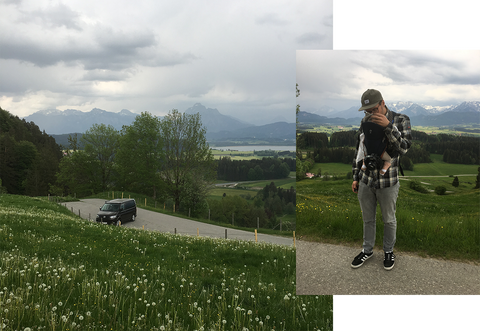 Randonnée Ostallgäu avec enfants adaptés aux poussettes Alpe Beichelstein