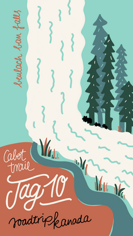 Carnet de voyage illustratif Roadtyping Canada Franziska Schatz Jour 10