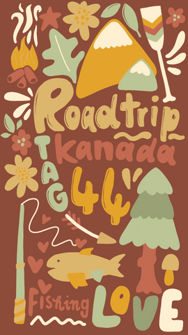 Illustrative travel diary Roadtyping Canada Franziska Schatz Day 44