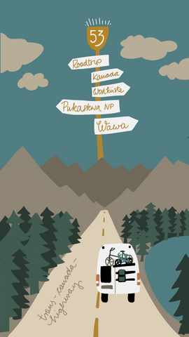 Carnet de voyage illustratif Roadtyping Canada Franziska Schatz Jour 53