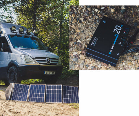 ective roadtyping electricity, aurak living and working in a camper, motorhome, solar, freedom, wild camping