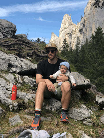 road typing hike children mountain tour hiking allgäu ostallgäu kenzenhütte halblech ammergau alps