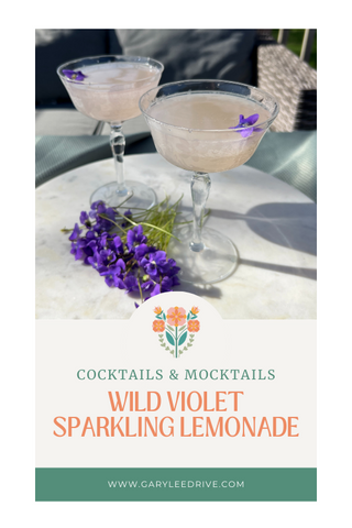 Wild Violet Sparkling Lemonade Cocktails & Mocktails