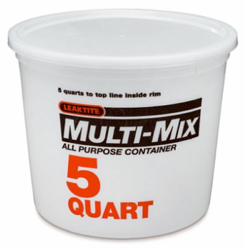 Leaktite 005Q10MM050 5-Quart Multi-Mix Empty Paint Mixing Container - Quantity of 50