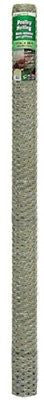 G&B 308447B 72" x 50' ft 1" Mesh Galvanized Poultry Netting Chicken Wire Fence