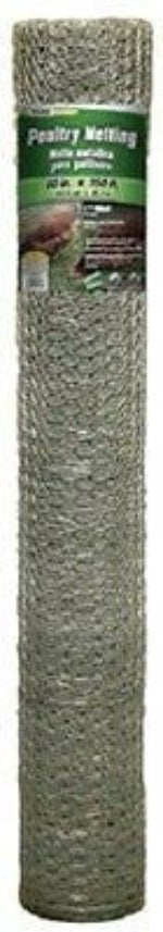 Midwest 308434B 60" x 150' ft 1" Mesh Galvanized Poultry Netting Chicken Wire Fence - Quantity of 1