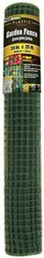 Midwest Air 889251A 2' x 25' Green Plastic / PVC Garden Fence - Quantity of 24