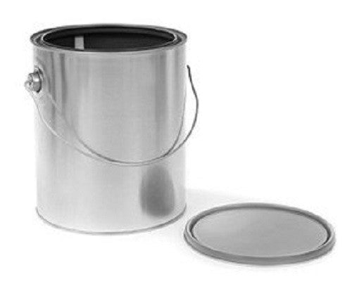 NEW! 1-Gallon Metal Paint Can with Lid and Pail Handle for Crafts and More