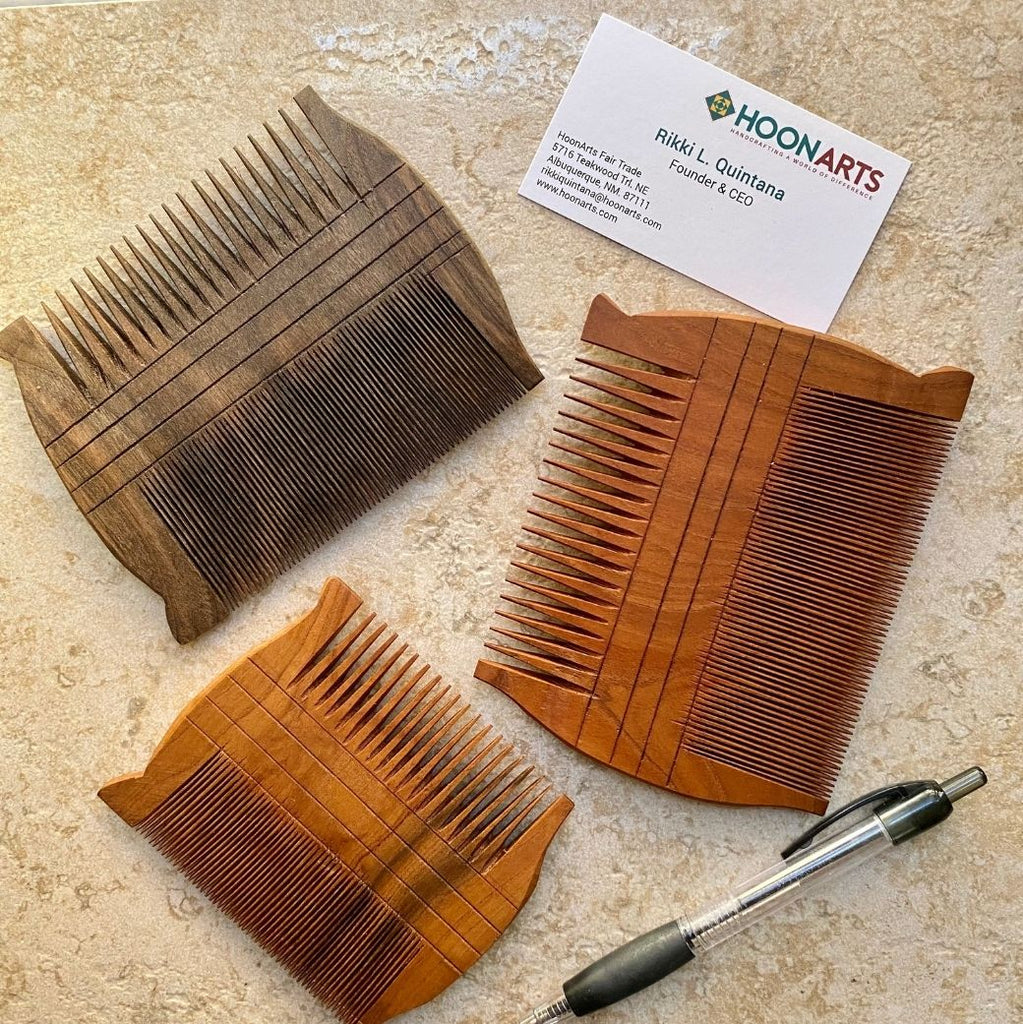 Hand-carved Reproduction of Ancient Egyptian Combs  | HoonArts
