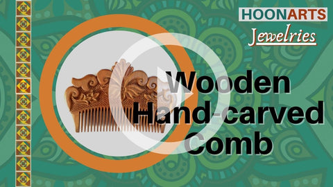 Hand Carved Ornamental Wooden Comb, Small - Fair Trade (2 Varieties) –  HoonArts