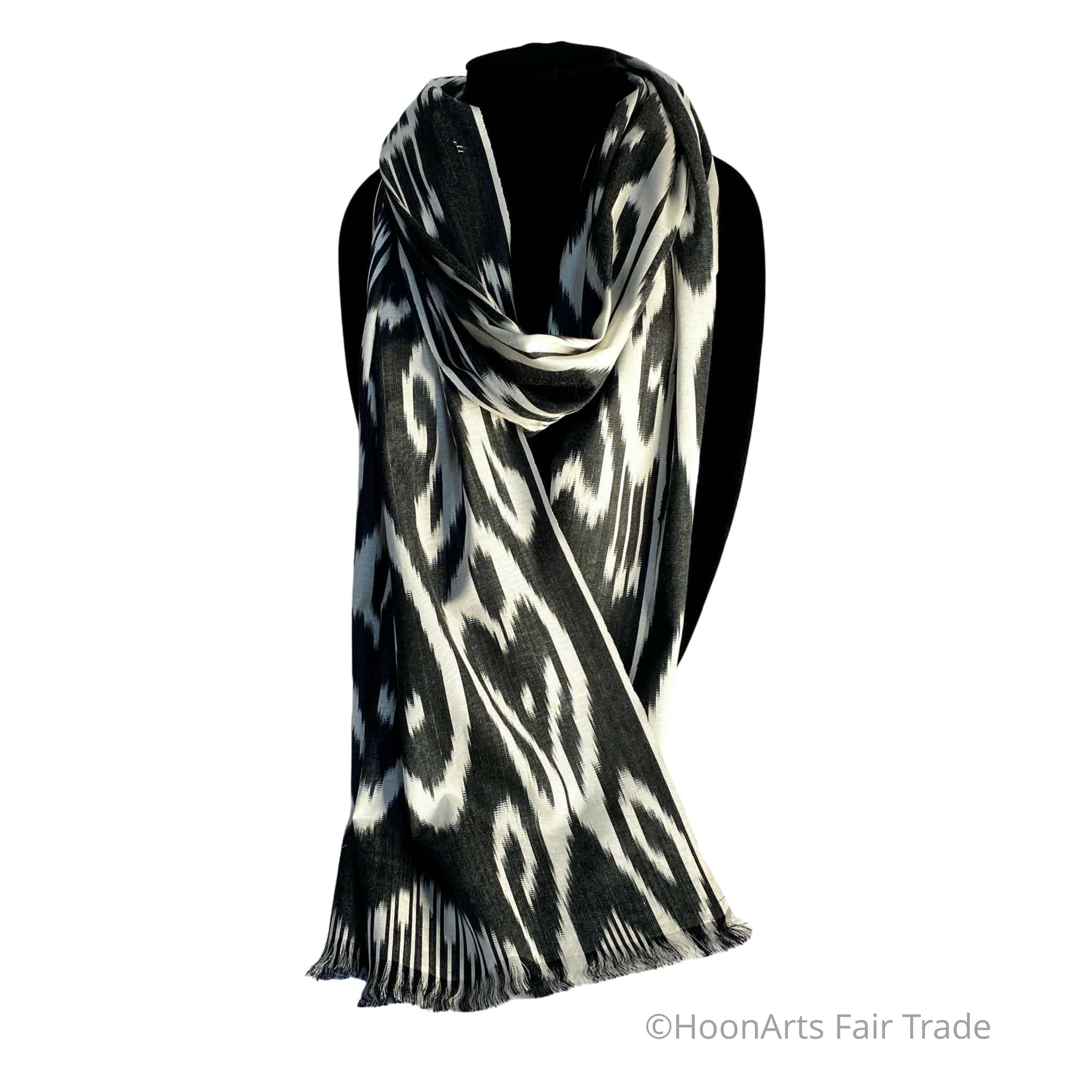 cotton silk scarf