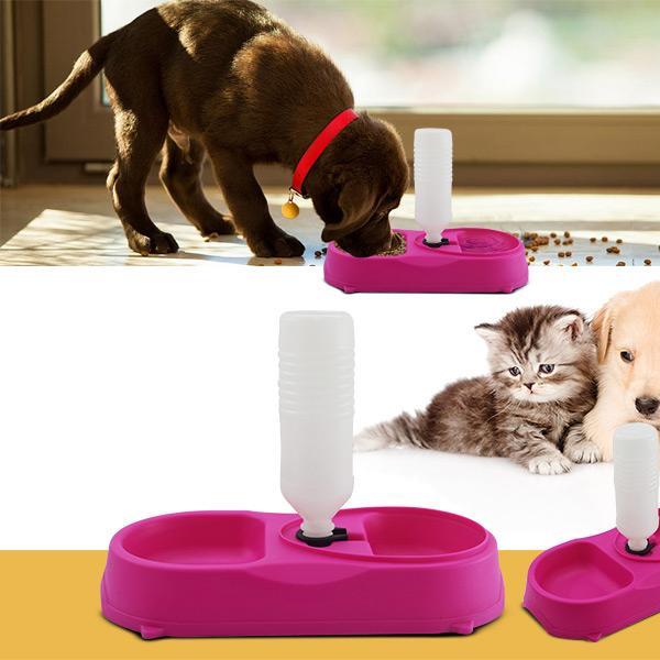 Pet Bowl With Water Dispenser