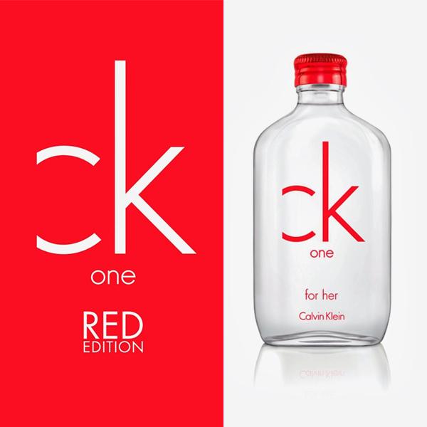 calvin klein perfume red edition for her