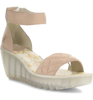 FLY LONDON YARU - NUDE PNK - YARUNPNK - Kaufman Shoes - London Fly Sandals