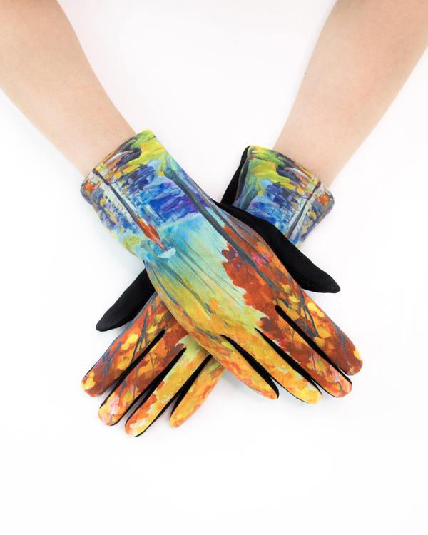 VERY MODA GLOVES - ART MULTI - GL12302NVGN