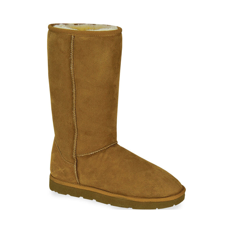 AETREX TALL SHEARLING BOOT - CHESTNUT - SS402W