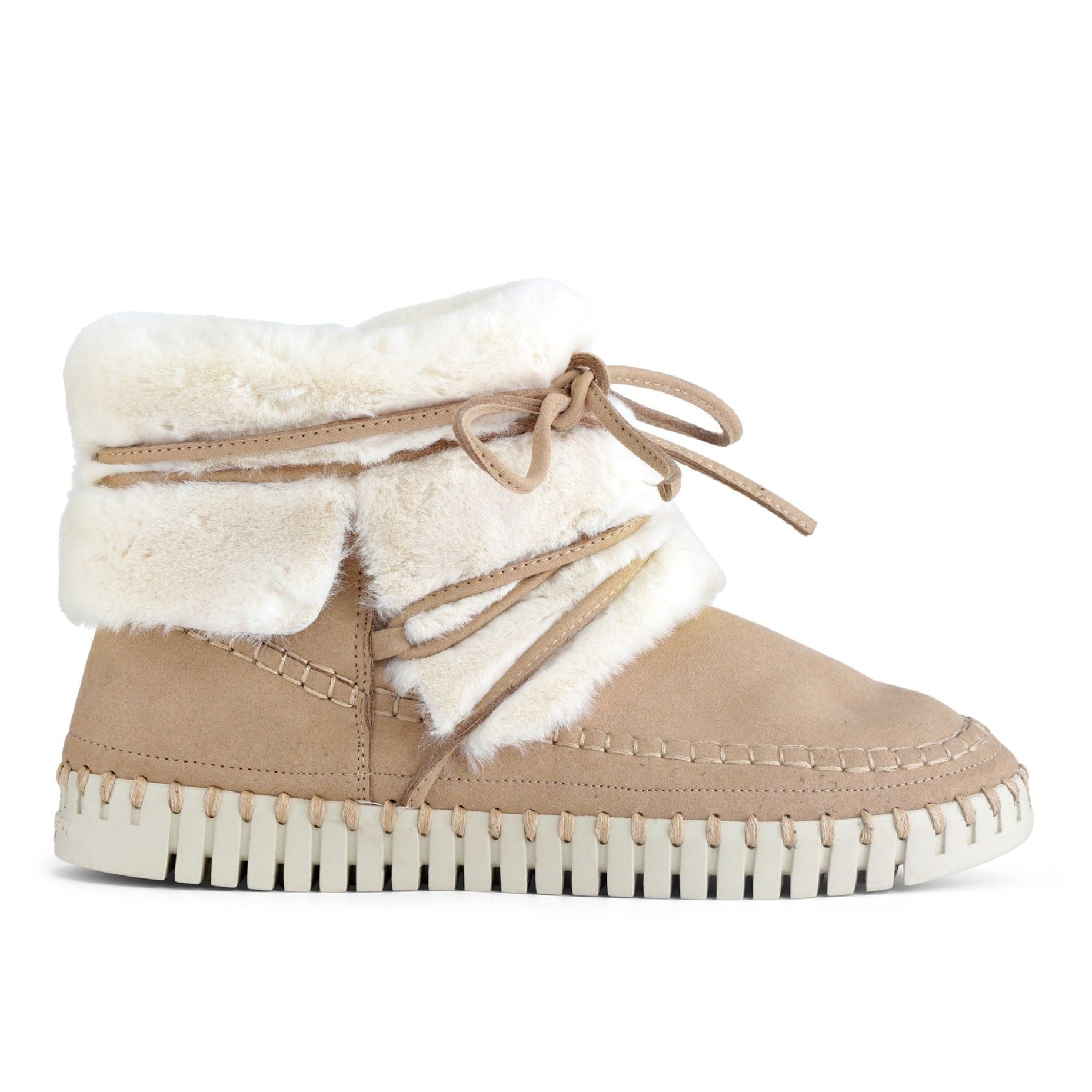 ILSE JACOBSEN SHORT FUZZY BOOT - LATTE - 6072LAT