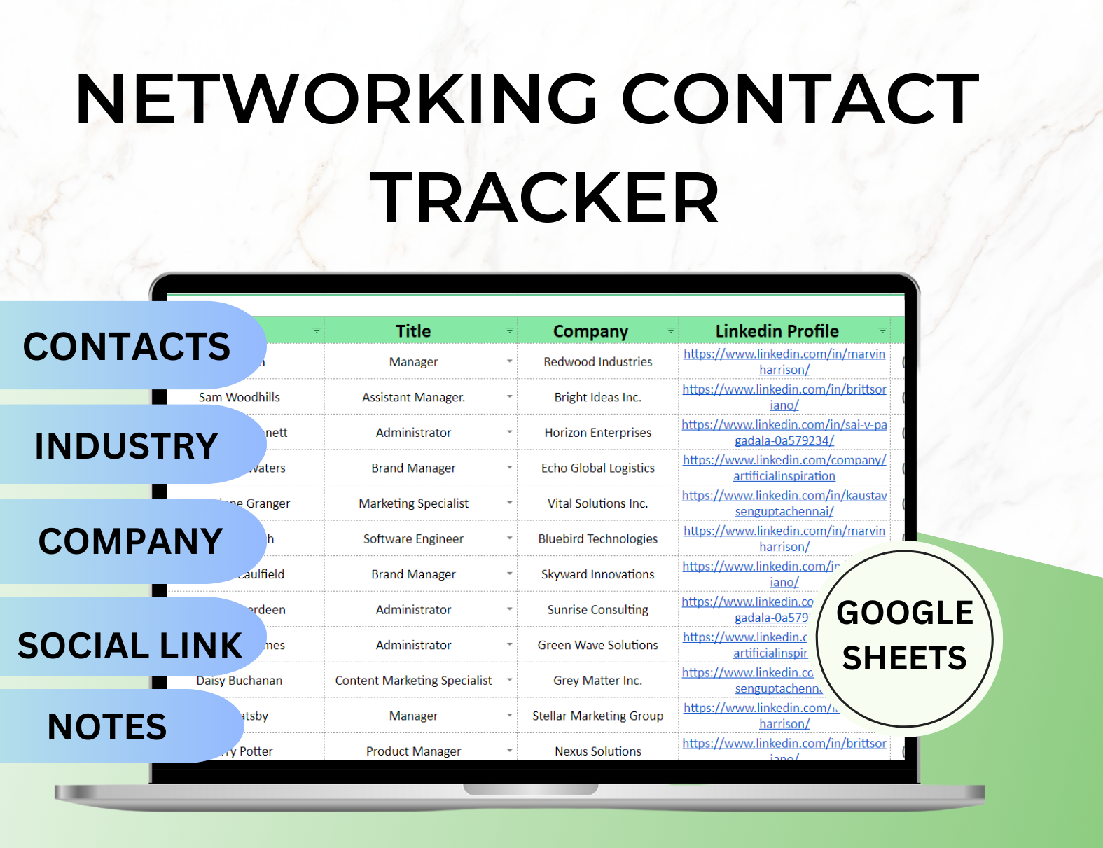 LinkedIn message template, Tracker network, LinkedIn message examples, LinkedIn connection message example, Sales contact tracking spreadsheet, LinkedIn introduction message, Cold LinkedIn message template, Networking email template, Good LinkedIn connect message, LinkedIn introduction message template,
