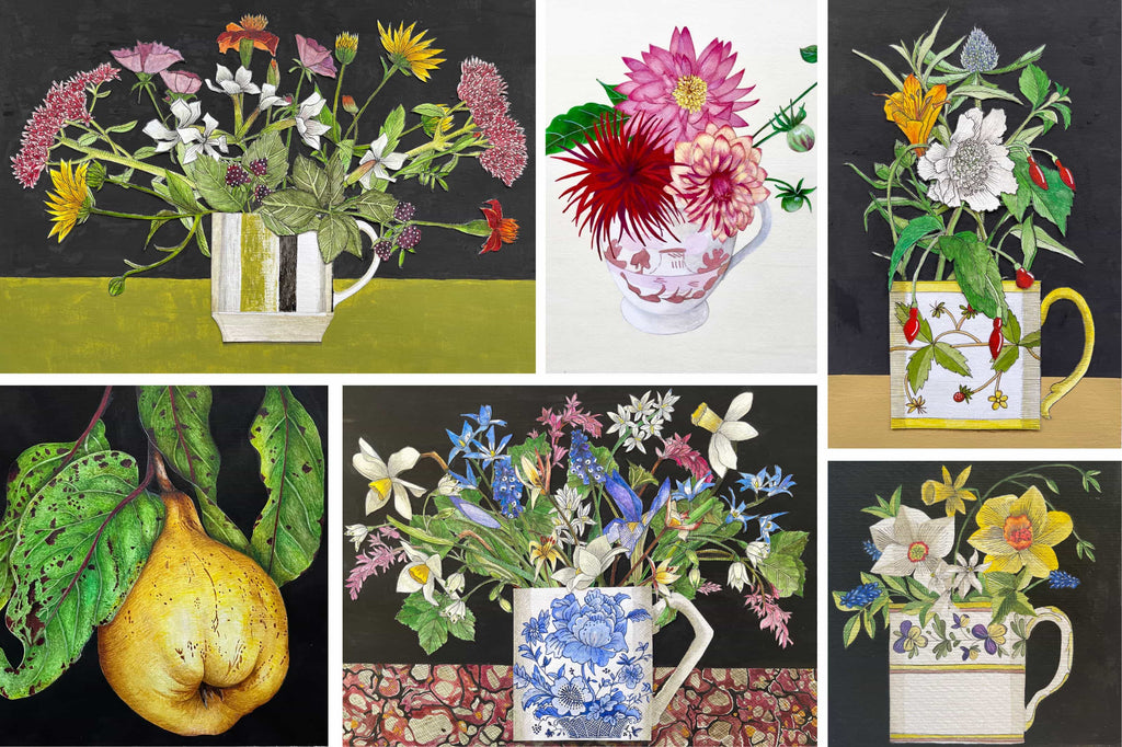 Gallery of flower and still life paintings.