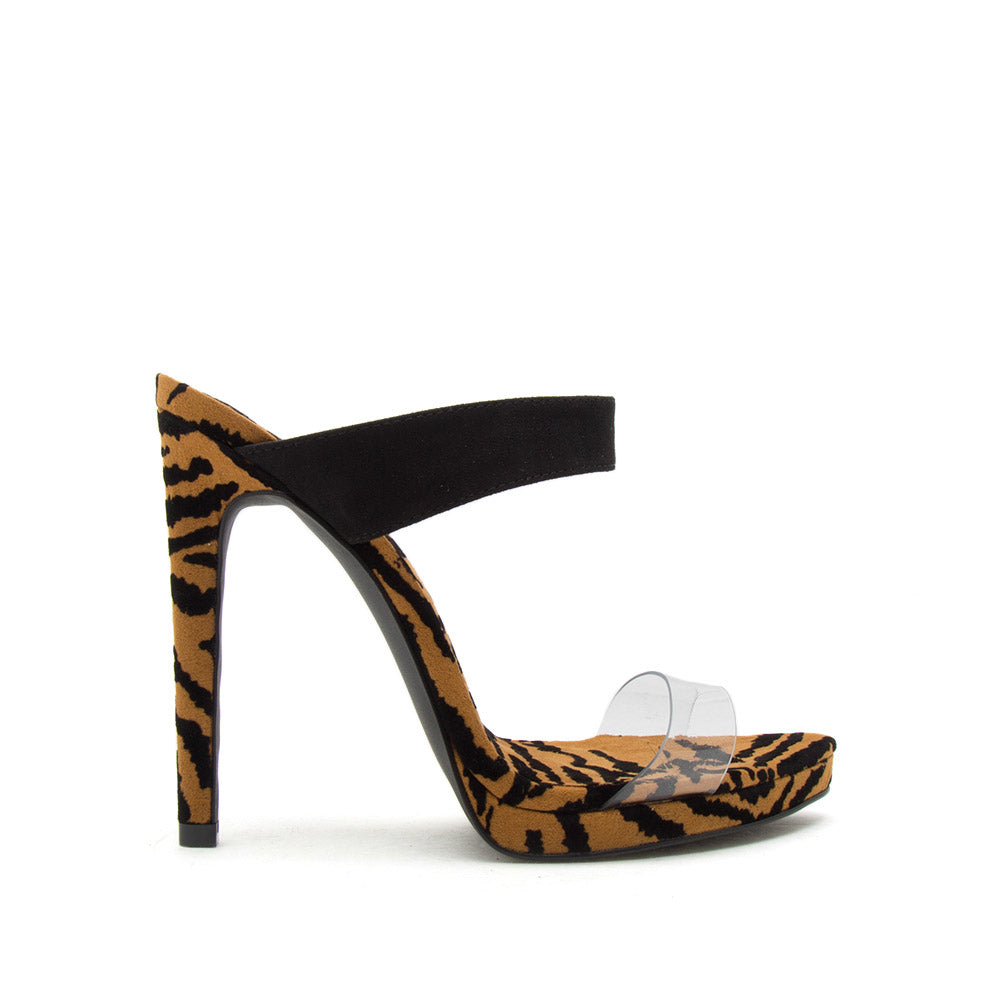 tiger print heels