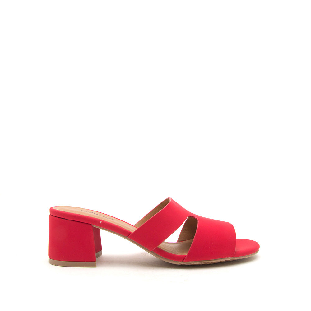 red mule women's shoes