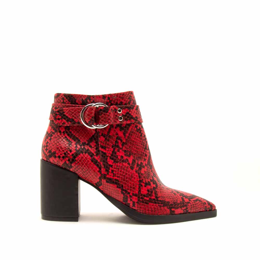 red snake booties