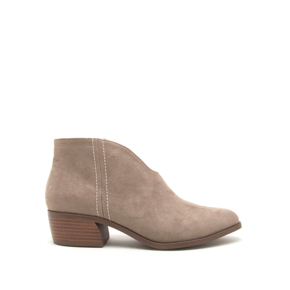 Qupid Women Shoes Rager-27X Taupe Bootie