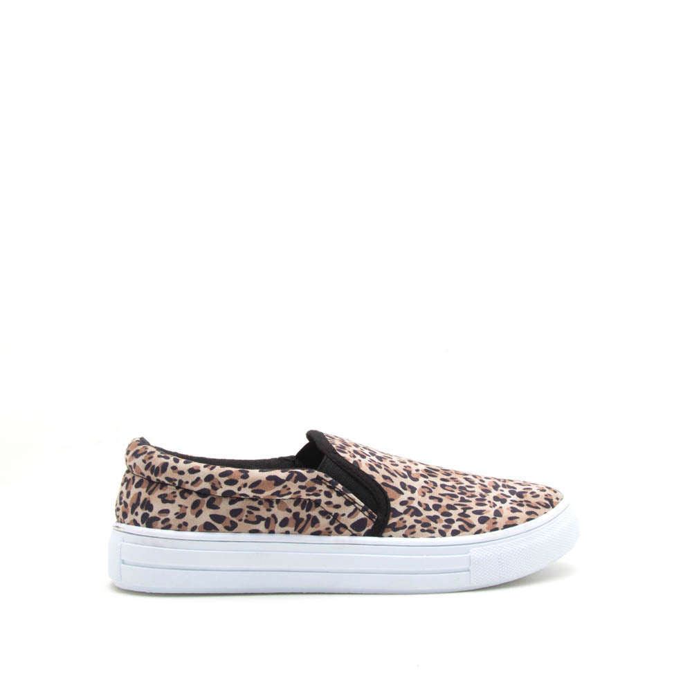 qupid leopard sneakers