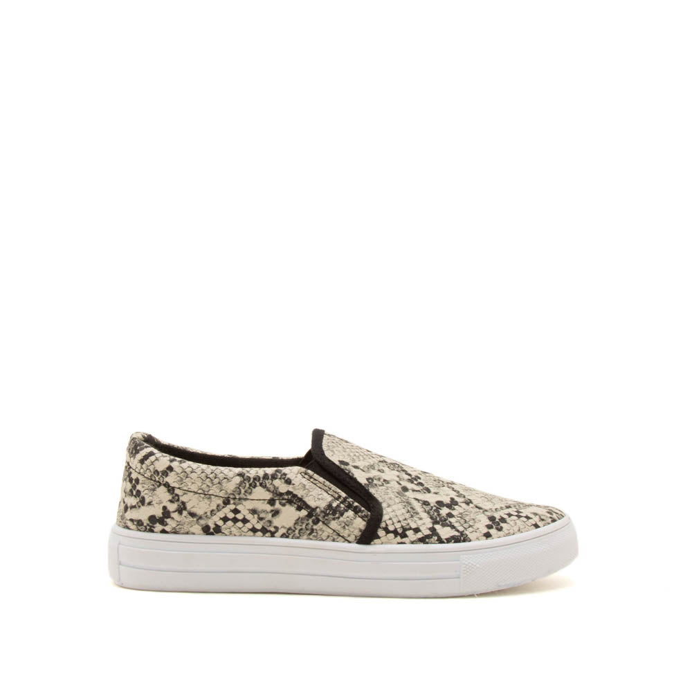 qupid snakeskin sneakers