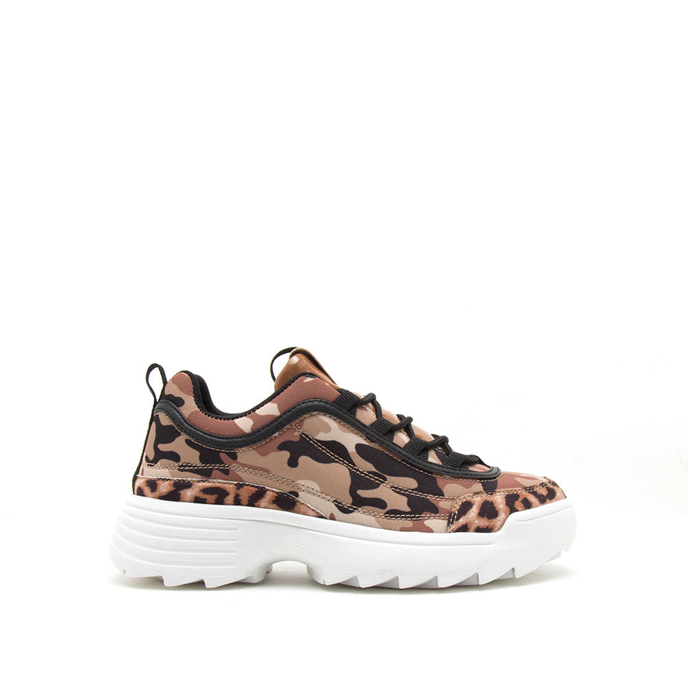 qupid leopard sneakers