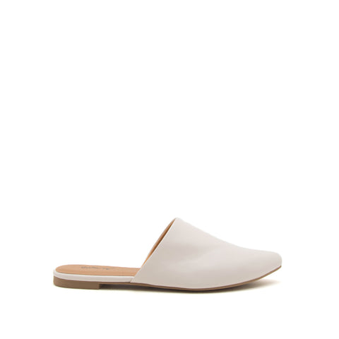 white mule slides