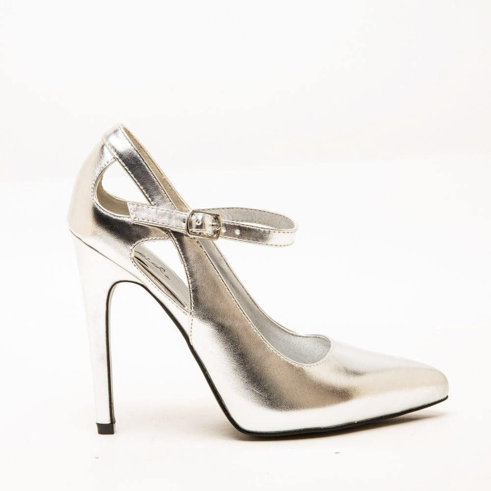 qupid silver heels