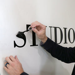 VINYL CUT LETTERING