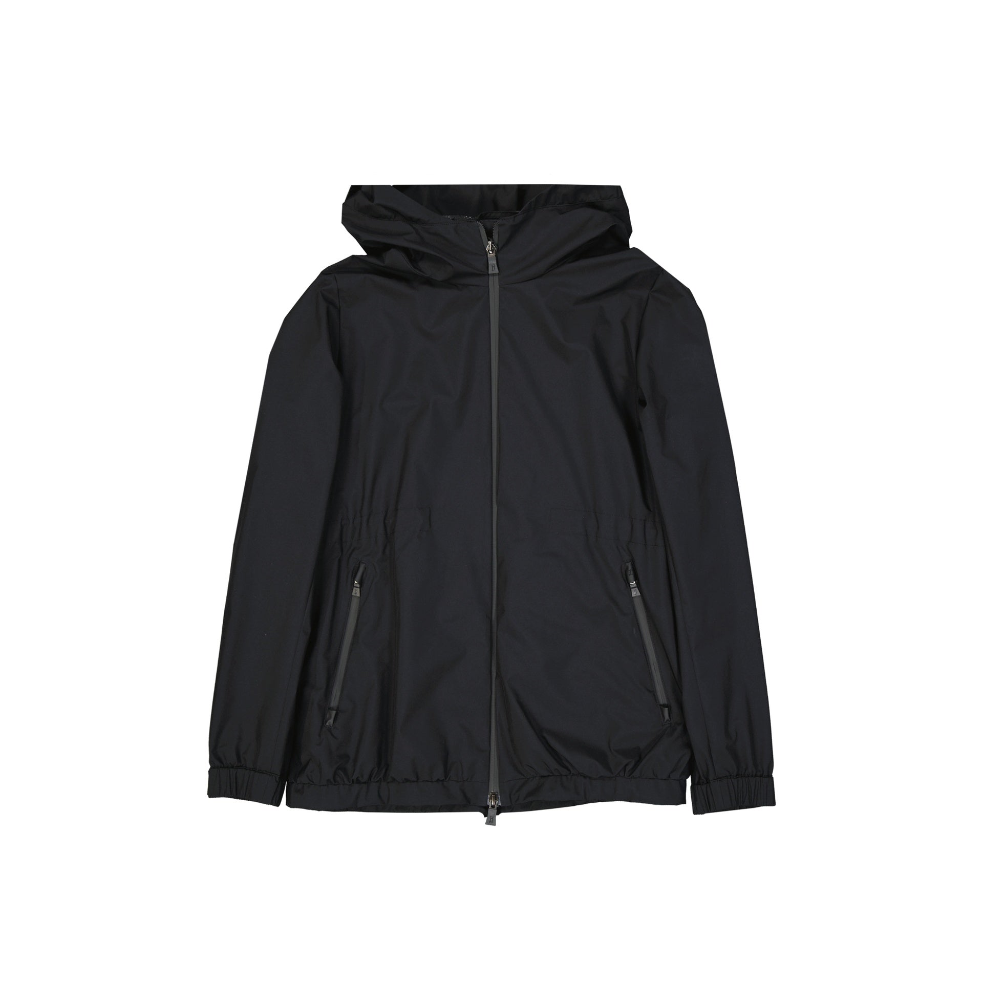 Herno Windbreaker Jacket In Black
