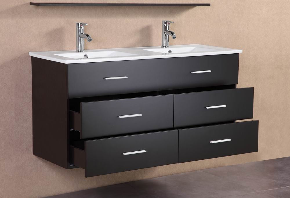 Bathroom Vanity 48 Inches Wide Wall Mounted