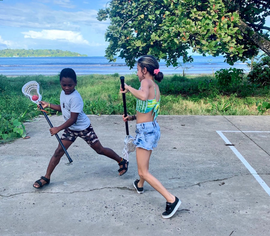 Lacrosse the Nations - lacrosse players practicing lacrosse drills