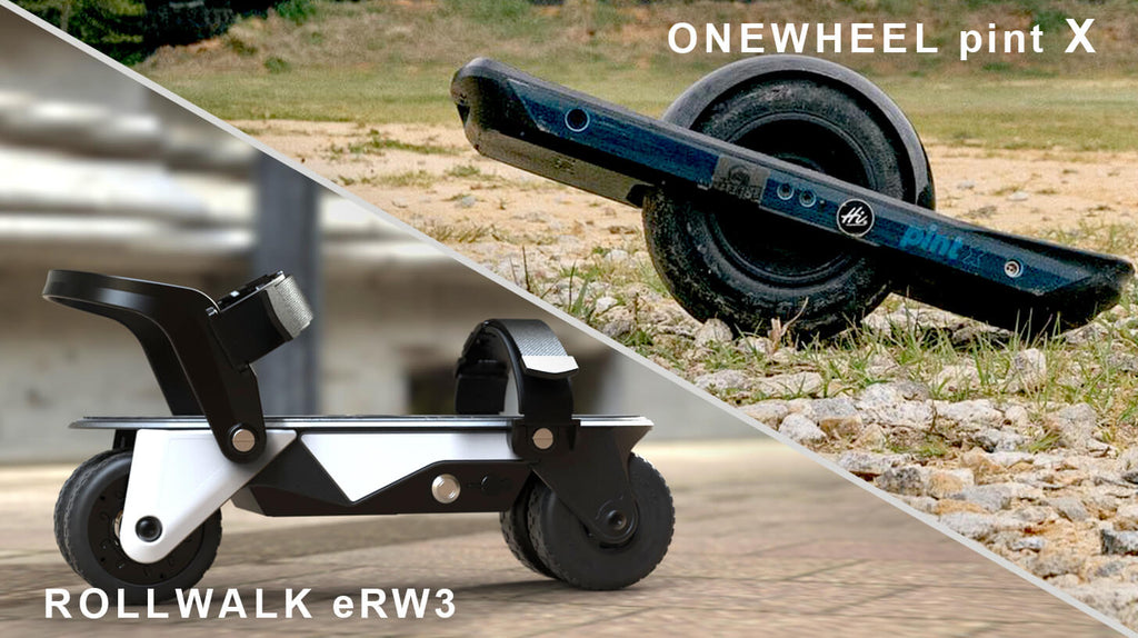 Onewheel and Rollwalk electric  skates comparison