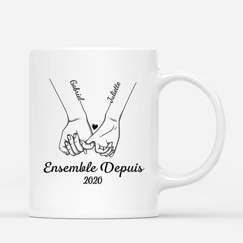 Idées cadeaux de remerciement Mug Ensemble Depuis Mains Personnalisé[product]