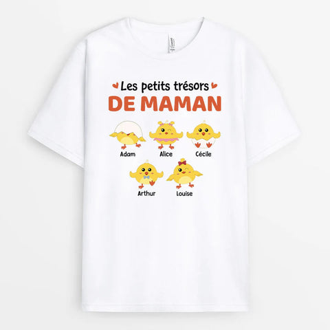 T-shirt Les Petits Trésors de Mamie Maman Personnalisé