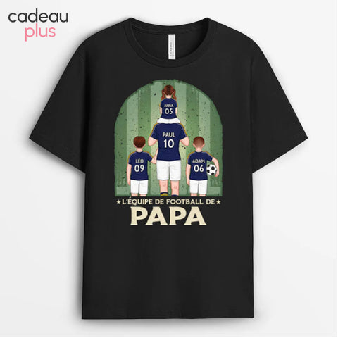 T-shirt l'Équipe de Footballeur Papa