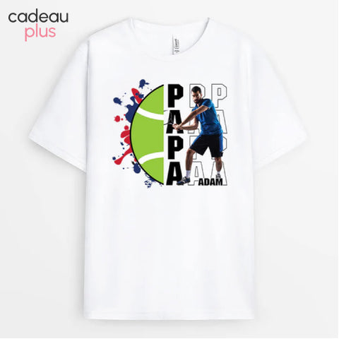 T-shirt Papa Sport Personnalisé