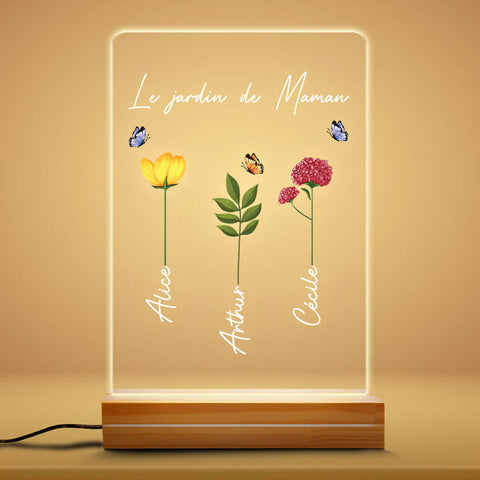 quand on ne sait pas quoi offrir Veilleuse Le Jardin de Mamie Maman Personnalisée[produit]