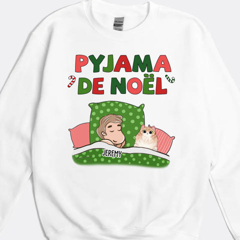 Cadeaux Personnalisés Pour Un Jeune Homme De 18 Ans T-shirt Personnalisé Pyjama Noel