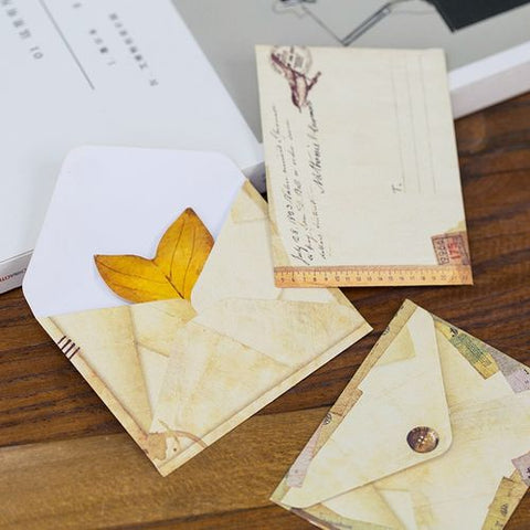 carte communion enveloppe vintage