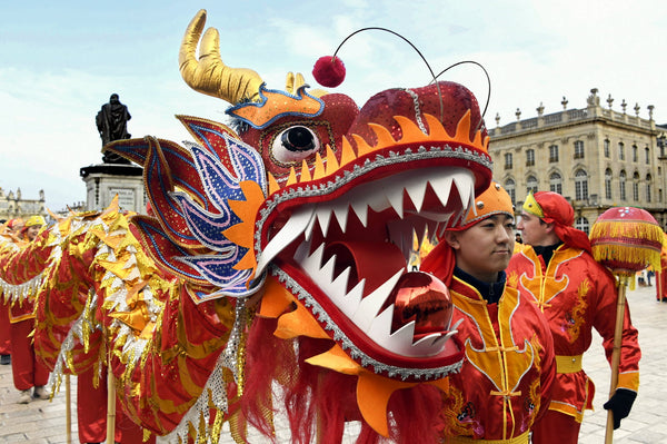 Danse du Lion lors du Nouvel An Lunaire