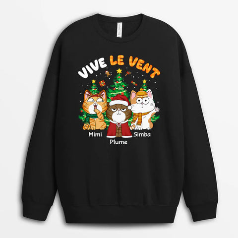 Pull de Noel Vive Le Vent