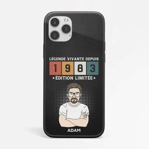 Coque De Téléphone Légende Vivante  Anniversaire Personnalisée