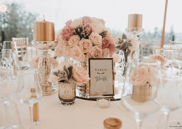 décoration table de mariage