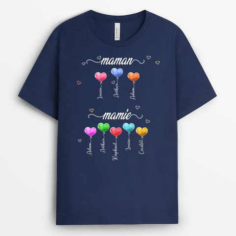 dessin pour la Fête des Mères t-shirt personnalisé amours de maman
