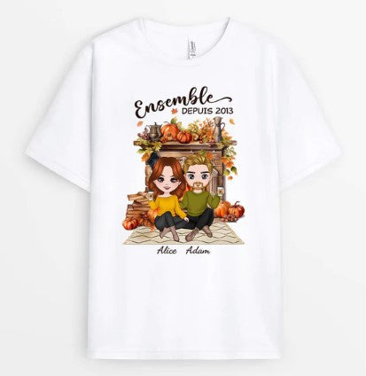 idée cadeau 1 an de mariage t-shirt